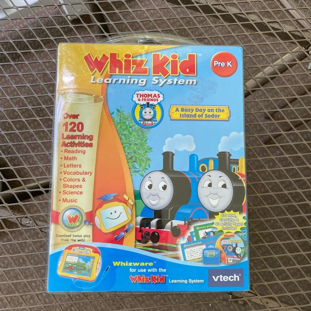 Vtech Whiz Kid Thomas & Friends Learning System Whizware Pre K (New)